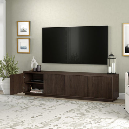 Hudson & Canal - Hanson Rectangular TV Stand for TVs up to 85in in Alder Brown - TV2211 veiw 7