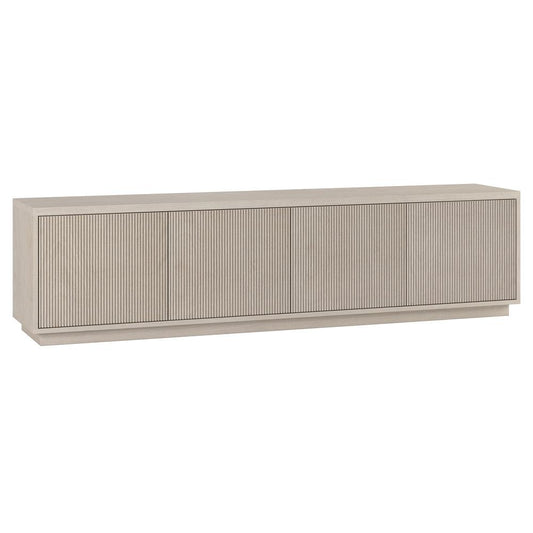 Hudson & Canal - Hanson Rectangular TV Stand for TVs up to 85in in Alder White - TV2210 veiw 1