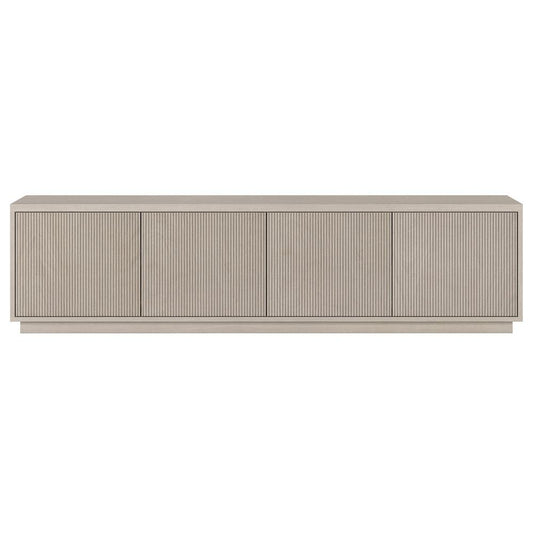 Hudson & Canal - Hanson Rectangular TV Stand for TVs up to 85in in Alder White - TV2210 veiw 2