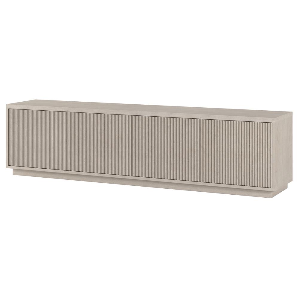 Hudson & Canal - Hanson Rectangular TV Stand for TVs up to 85in in Alder White - TV2210 veiw 3