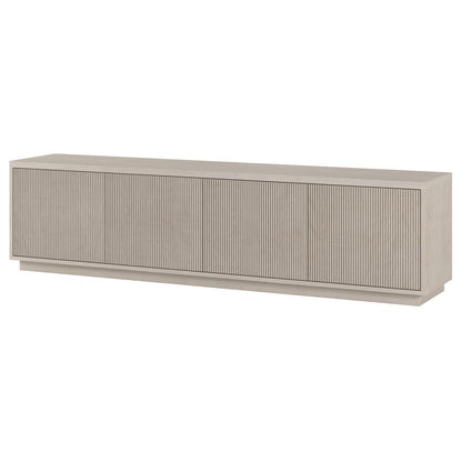 Hudson & Canal - Hanson Rectangular TV Stand for TVs up to 85in in Alder White - TV2210 veiw 3