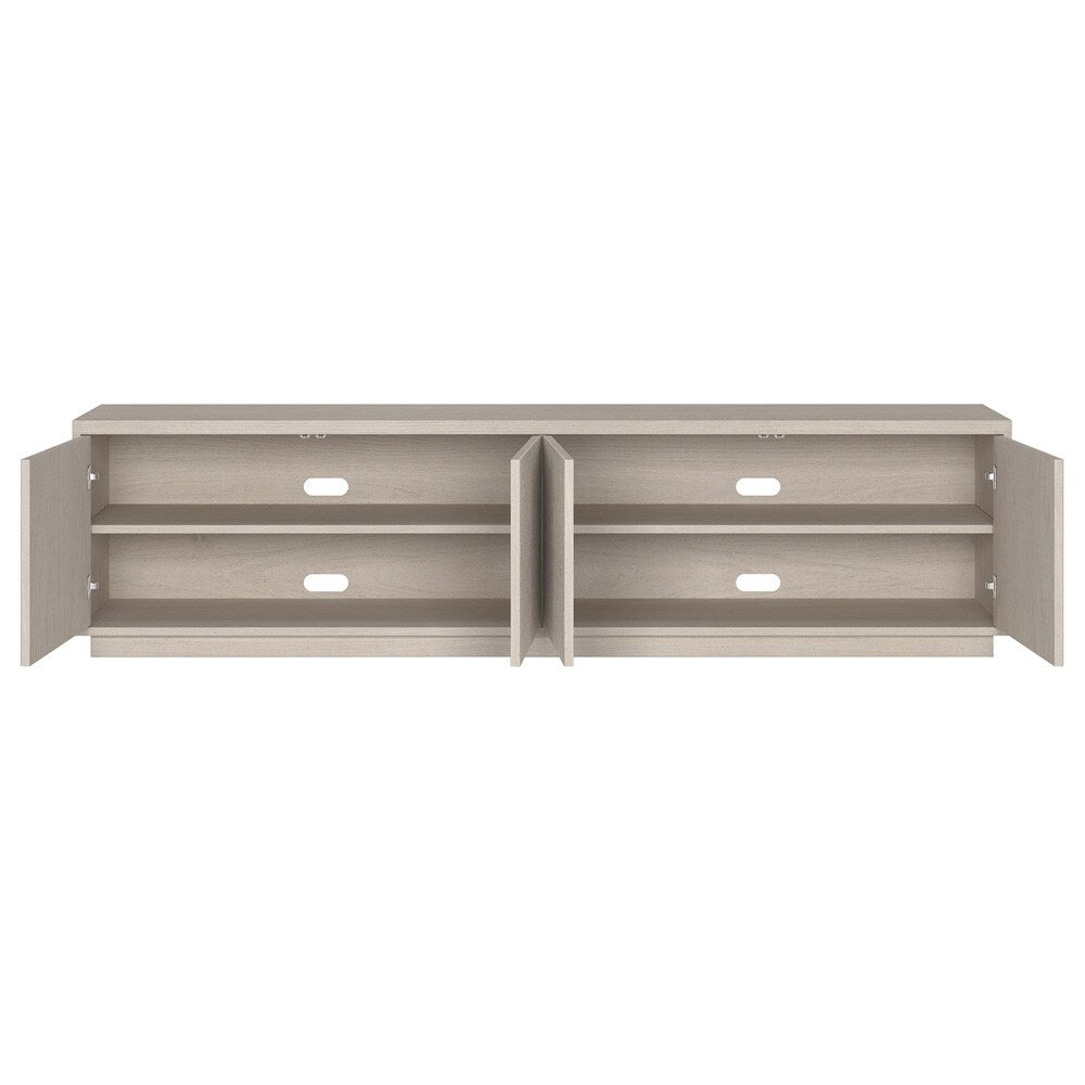 Hudson & Canal - Hanson Rectangular TV Stand for TVs up to 85in in Alder White - TV2210 veiw 4