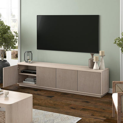 Hudson & Canal - Hanson Rectangular TV Stand for TVs up to 85in in Alder White - TV2210 veiw 7