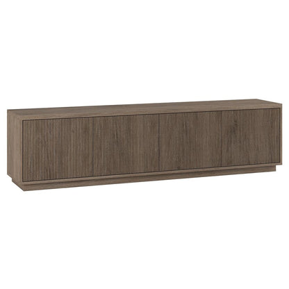 Hudson & Canal - Hanson Rectangular TV Stand for TVs up to 85in in Antiqued Gray Oak - TV2209 veiw 1