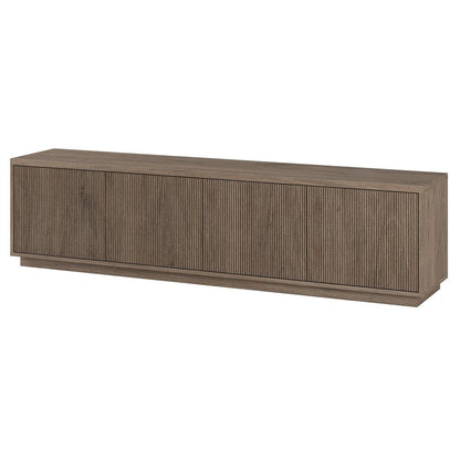 Hudson & Canal - Hanson Rectangular TV Stand for TVs up to 85in in Antiqued Gray Oak - TV2209 veiw 3