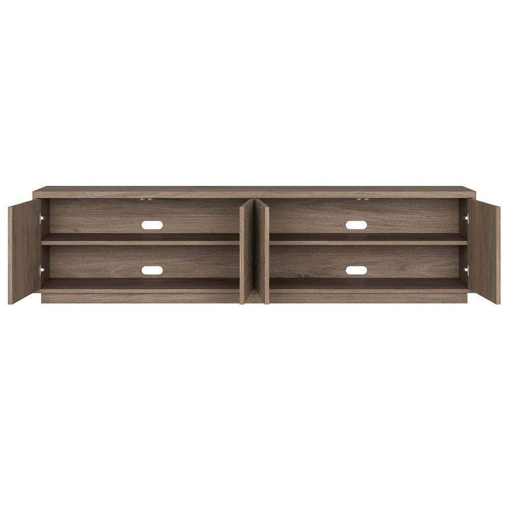 Hudson & Canal - Hanson Rectangular TV Stand for TVs up to 85in in Antiqued Gray Oak - TV2209 veiw 4
