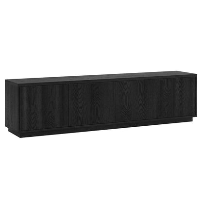 Hudson & Canal - Hanson Rectangular TV Stand for TVs up to 85in in Black Grain - TV2208 veiw 1