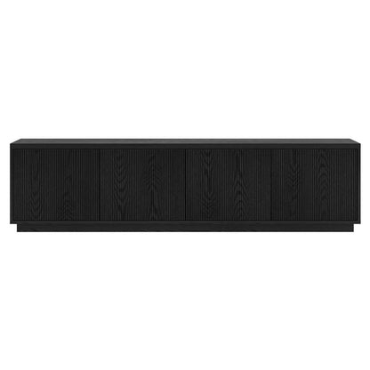 Hudson & Canal - Hanson Rectangular TV Stand for TVs up to 85in in Black Grain - TV2208 veiw 2