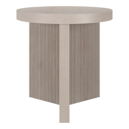 Hudson & Canal - Holm 22in Wide Round Side Table in Alder White - ST2255 veiw 2
