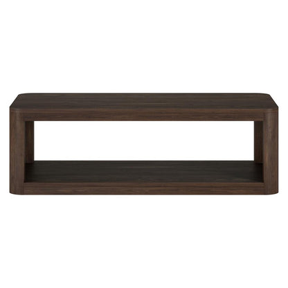 Hudson & Canal - Kellan 47in Wide Rectangular Coffee Table in Alder Brown - CT2178 veiw 2