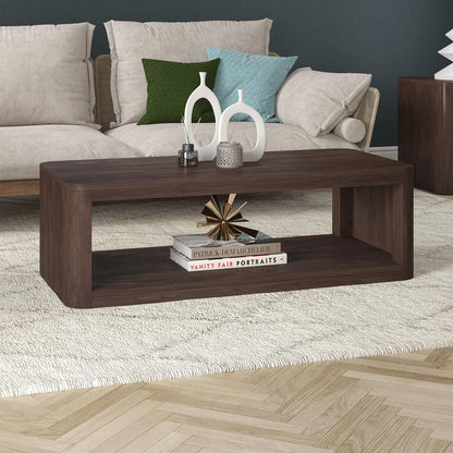 Hudson & Canal - Kellan 47in Wide Rectangular Coffee Table in Alder Brown - CT2178 veiw 5