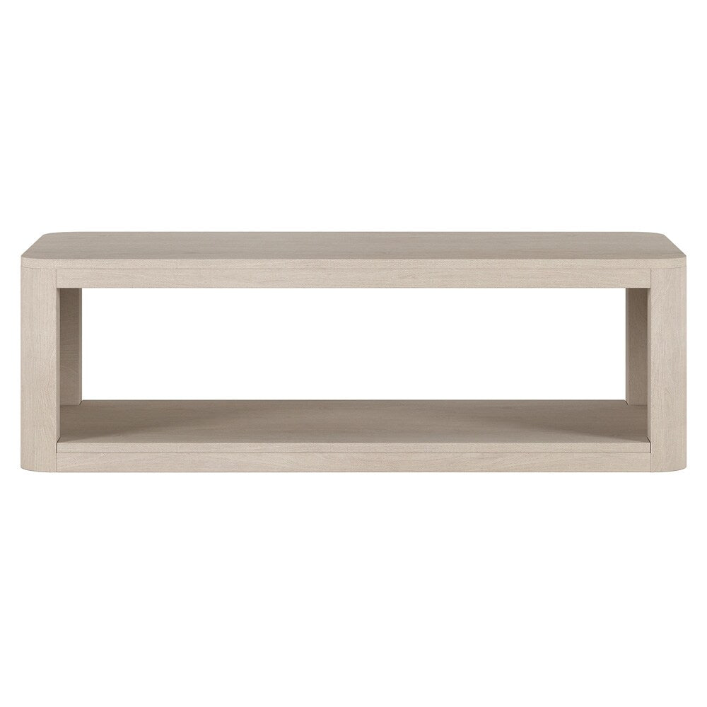 Hudson & Canal - Kellan 47in Wide Rectangular Coffee Table in Alder White - CT2177 veiw 2