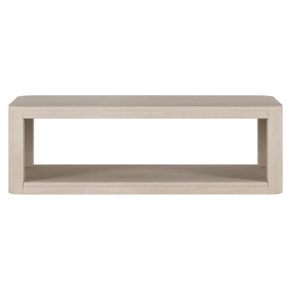 Hudson & Canal - Kellan 47in Wide Rectangular Coffee Table in Alder White - CT2177 veiw 2