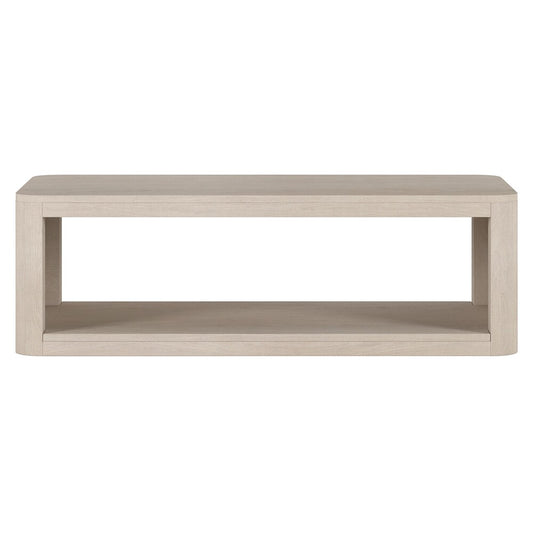 Hudson & Canal - Kellan 47in Wide Rectangular Coffee Table in Alder White - CT2177 veiw 2