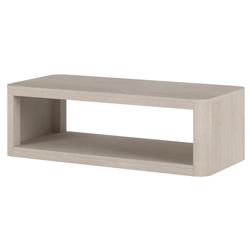 Hudson & Canal - Kellan 47in Wide Rectangular Coffee Table in Alder White - CT2177 veiw 3