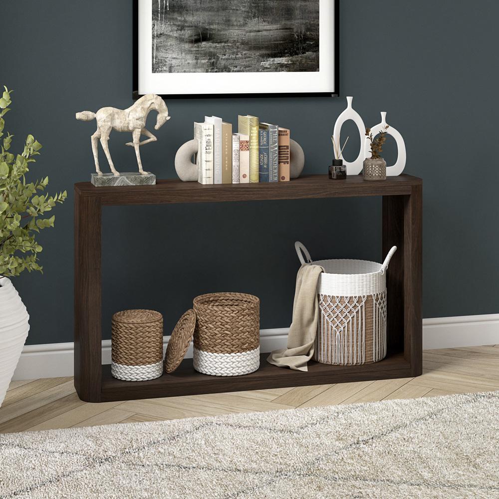 Hudson & Canal - Kellan 52in Wide Rectangular Console Table in Alder Brown - AT2181 veiw 4
