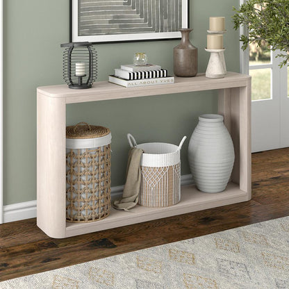 Hudson & Canal - Kellan 52in Wide Rectangular Console Table in Alder White - AT2180 veiw 4