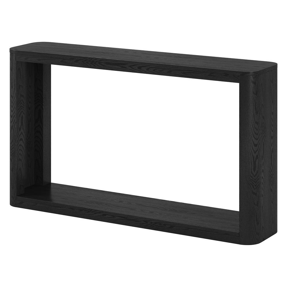 Hudson & Canal - Kellan 52in Wide Rectangular Console Table in Black Grain - AT2179 veiw 3