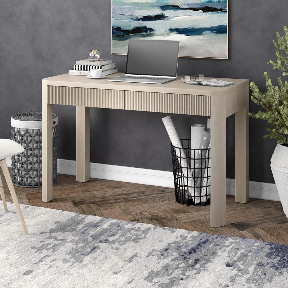 Hudson & Canal - Mendoza 48 Wide Rectangular Desk in Alder White - OF2271 veiw 5