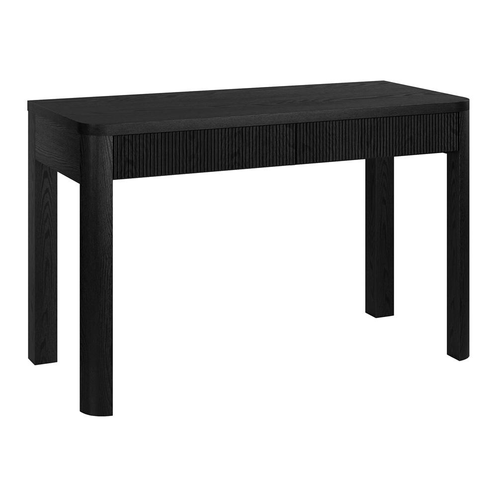 Hudson & Canal - Mendoza 48 Wide Rectangular Desk in Black Grain - OF2270