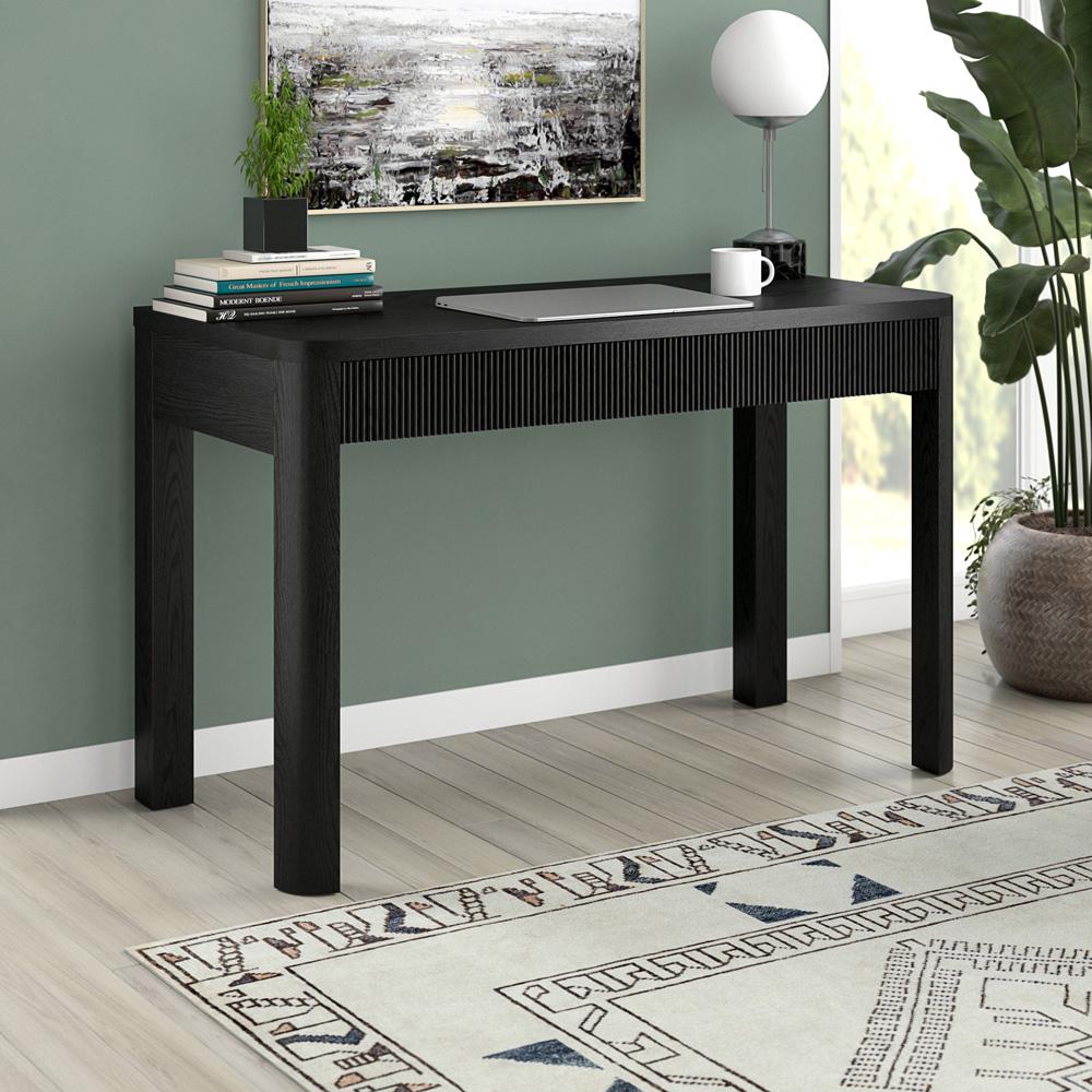 Hudson & Canal - Mendoza 48 Wide Rectangular Desk in Black Grain - OF2270 veiw 5
