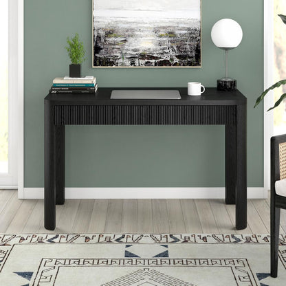 Hudson & Canal - Mendoza 48 Wide Rectangular Desk in Black Grain - OF2270 veiw 6