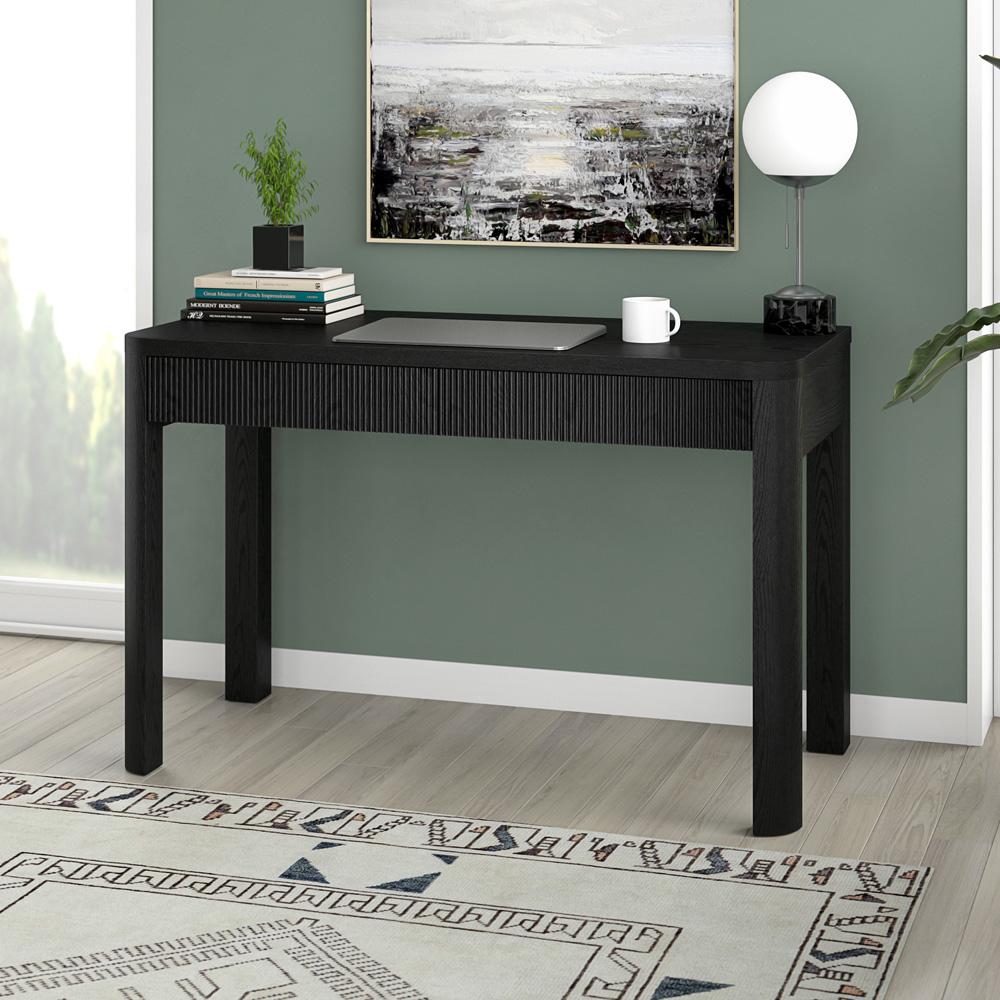Hudson & Canal - Mendoza 48 Wide Rectangular Desk in Black Grain - OF2270 veiw 7