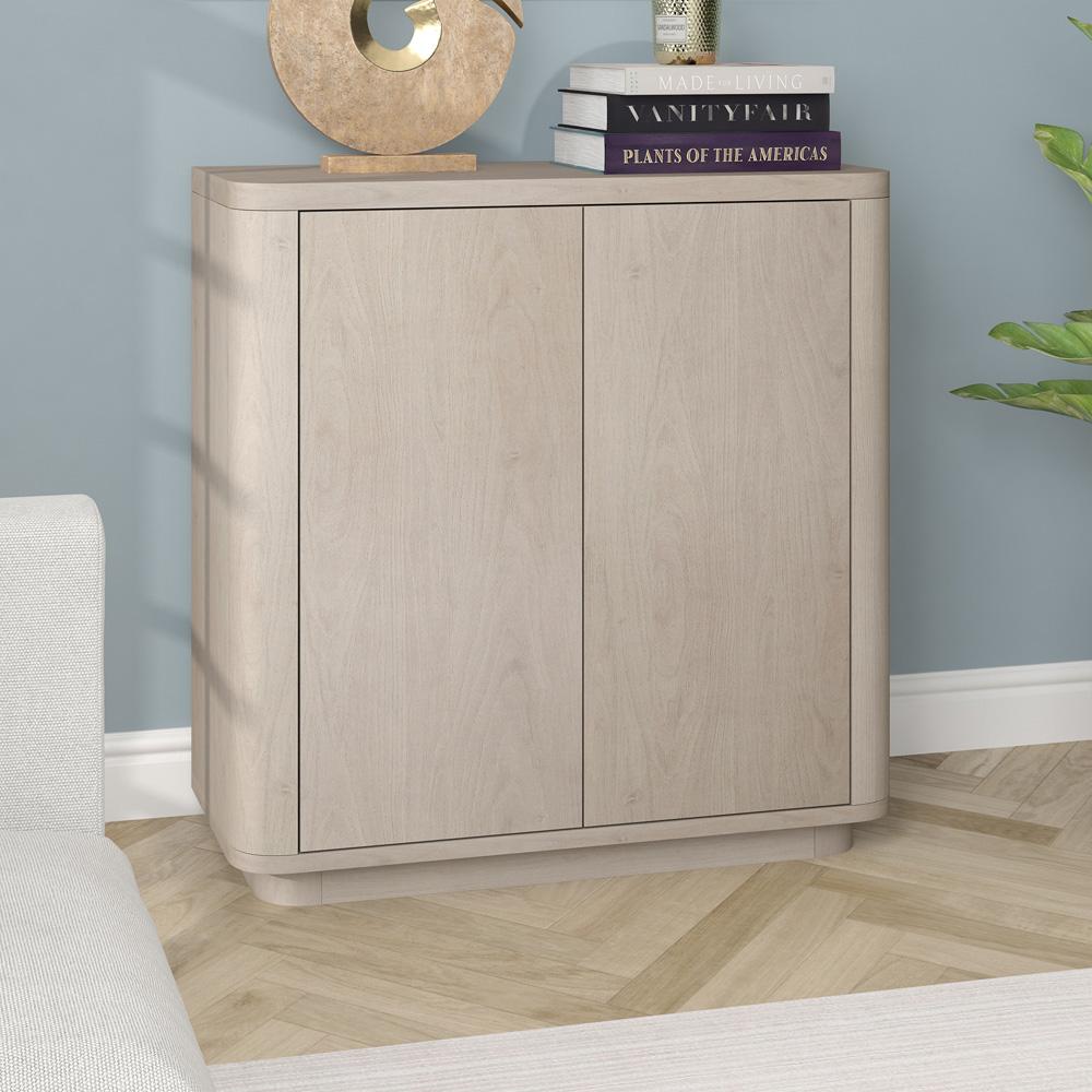 Hudson & Canal - Plympton 32in Wide Rectangular Accent Cabinet in Alder White - AC2223 veiw 5
