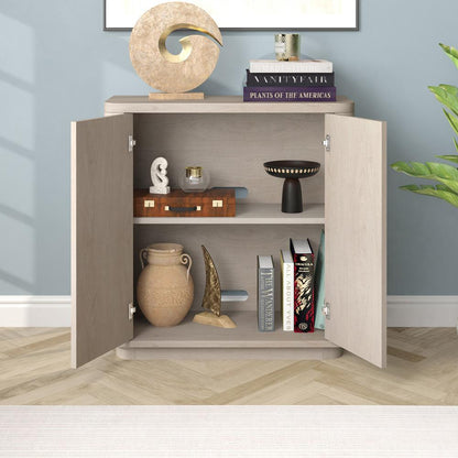 Hudson & Canal - Plympton 32in Wide Rectangular Accent Cabinet in Alder White - AC2223 veiw 6
