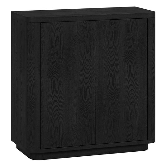 Hudson & Canal - Plympton 32in Wide Rectangular Accent Cabinet in Black Grain - AC2222 veiw 1