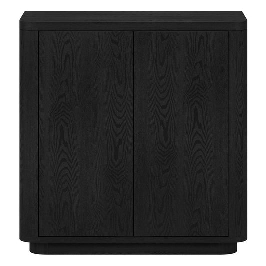 Hudson & Canal - Plympton 32in Wide Rectangular Accent Cabinet in Black Grain - AC2222 veiw 2