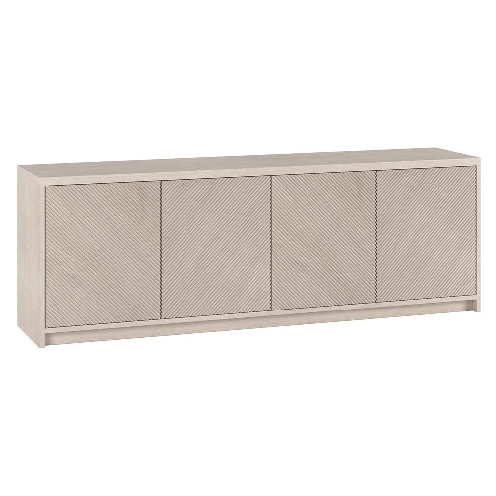 Hudson & Canal - Renad Rectangular TV Stand for TVs up to 78in in Alder White - TV2249 veiw 1