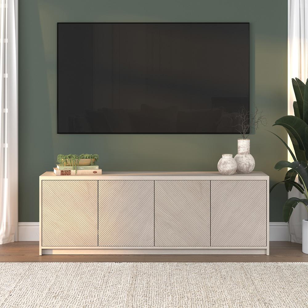 Hudson & Canal - Renad Rectangular TV Stand for TVs up to 78in in Alder White - TV2249 veiw 5