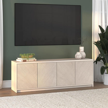 Hudson & Canal - Renad Rectangular TV Stand for TVs up to 78in in Alder White - TV2249 veiw 6