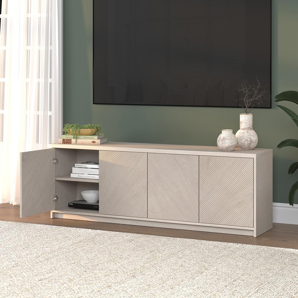 Hudson & Canal - Renad Rectangular TV Stand for TVs up to 78in in Alder White - TV2249 veiw 7
