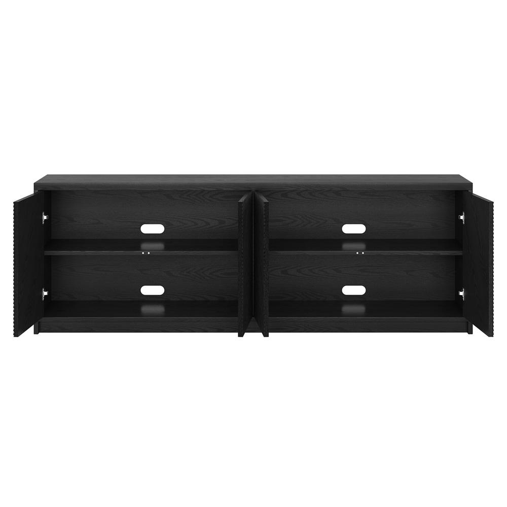 Hudson & Canal - Renad Rectangular TV Stand for TVs up to 78in in Black Grain - TV2248 veiw 4
