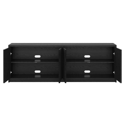 Hudson & Canal - Renad Rectangular TV Stand for TVs up to 78in in Black Grain - TV2248 veiw 4