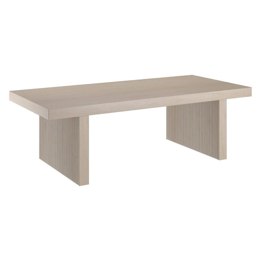 Hudson & Canal - Soren 48in Wide Rectangular Coffee Table in Alder White - CT2246 veiw 1