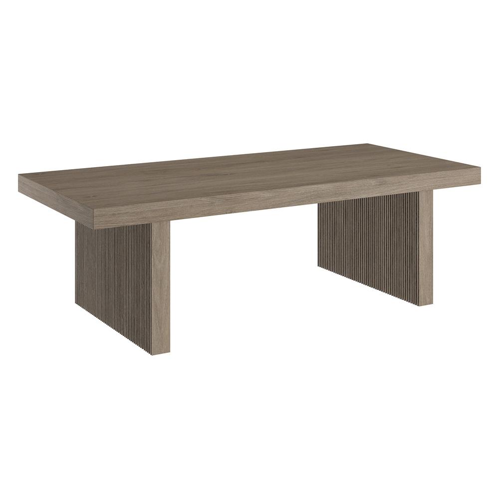 Hudson & Canal - Soren 48in Wide Rectangular Coffee Table in Antiqued Gray Oak - CT2247 veiw 1