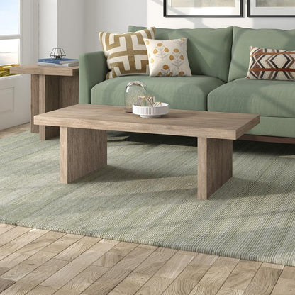Hudson & Canal - Soren 48in Wide Rectangular Coffee Table in Antiqued Gray Oak - CT2247 veiw 4