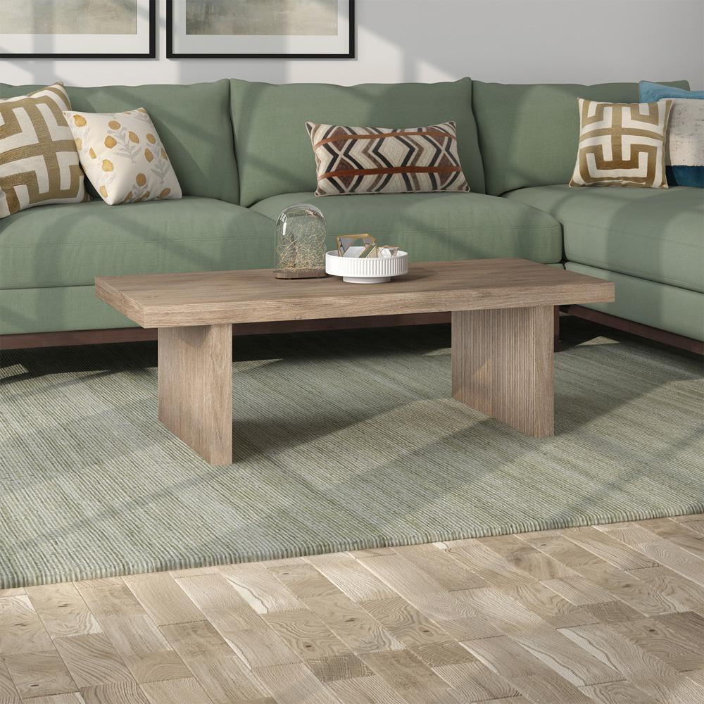 Hudson & Canal - Soren 48in Wide Rectangular Coffee Table in Antiqued Gray Oak - CT2247 veiw 5
