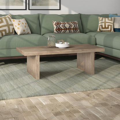 Hudson & Canal - Soren 48in Wide Rectangular Coffee Table in Antiqued Gray Oak - CT2247 veiw 5