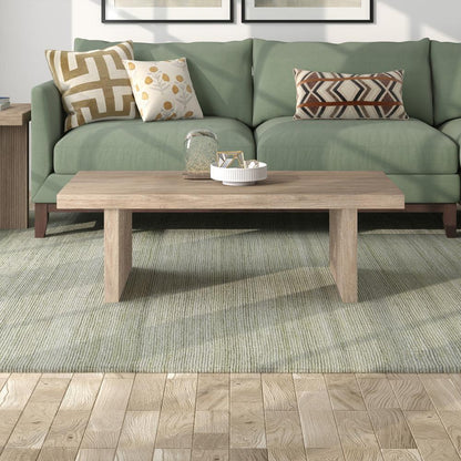Hudson & Canal - Soren 48in Wide Rectangular Coffee Table in Antiqued Gray Oak - CT2247 veiw 6