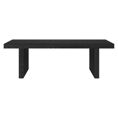Hudson & Canal - Soren 48in Wide Rectangular Coffee Table in Black Grain - CT2245 veiw 2