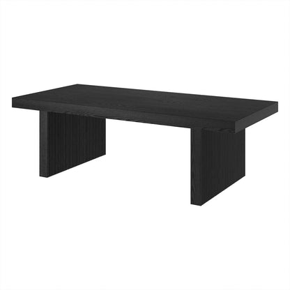 Hudson & Canal - Soren 48in Wide Rectangular Coffee Table in Black Grain - CT2245 veiw 3