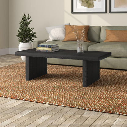 Hudson & Canal - Soren 48in Wide Rectangular Coffee Table in Black Grain - CT2245 veiw 4