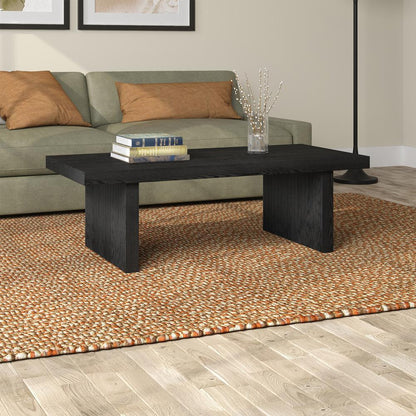 Hudson & Canal - Soren 48in Wide Rectangular Coffee Table in Black Grain - CT2245 veiw 5