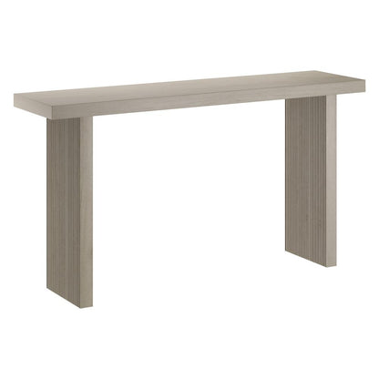 Hudson & Canal - Soren 55in Wide Rectangular Console Table in Alder White - AT2268 veiw 1