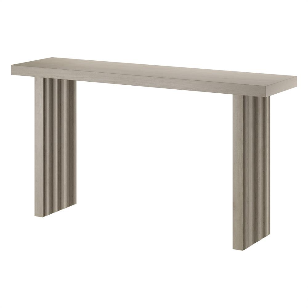 Hudson & Canal - Soren 55in Wide Rectangular Console Table in Alder White - AT2268 veiw 3