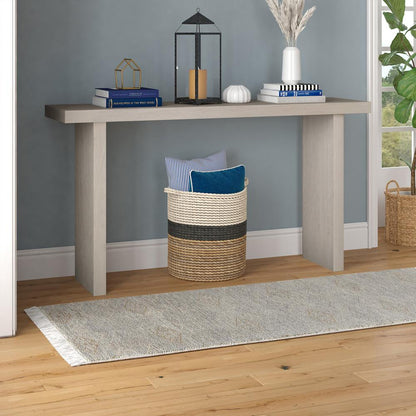 Hudson & Canal - Soren 55in Wide Rectangular Console Table in Alder White - AT2268 veiw 5